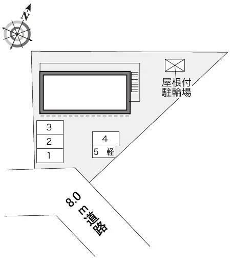 ★手数料０円★札幌市手稲区前田八条　月極駐車場（LP）